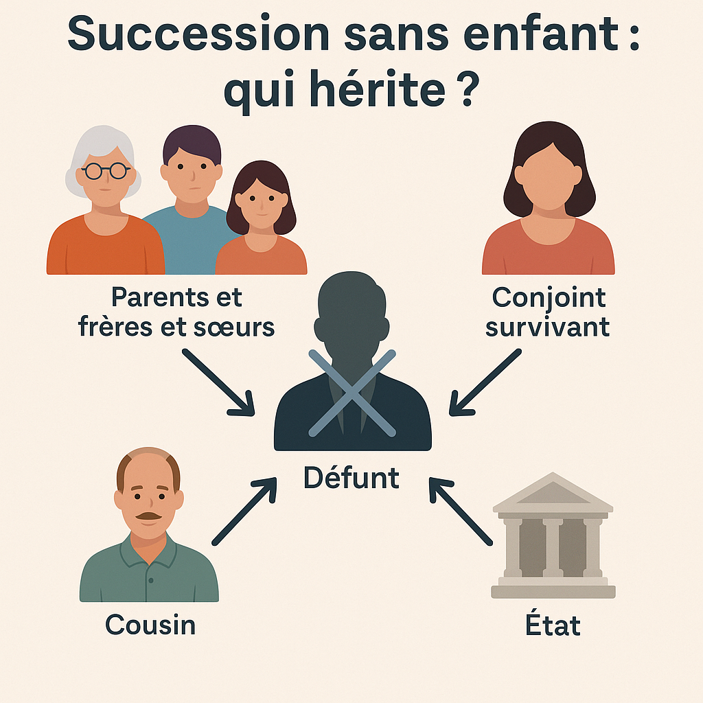 héritier en l’absence de descendance