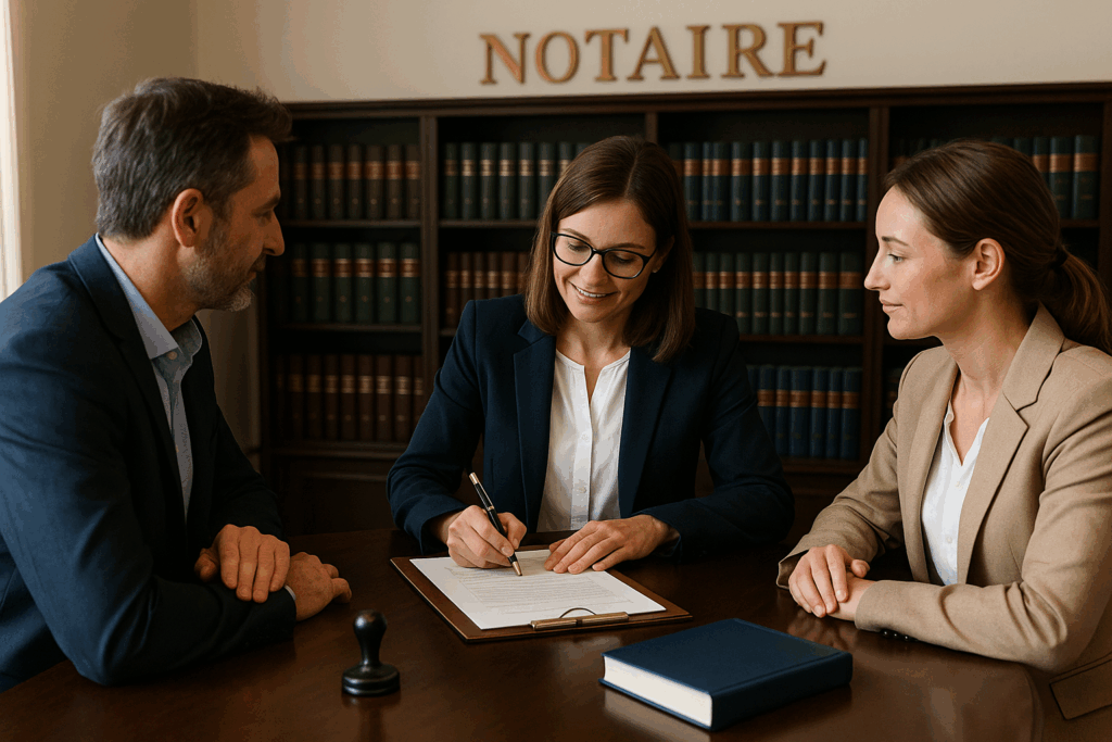 Achat immobilier à Bourg-en-Bresse : signature d’un compromis de vente chez le notaire